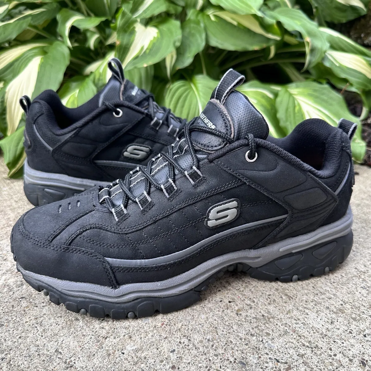 Skechers Mens 12 Energy-Downforce Walking Shoe Sneaker Black 50172 | eBay