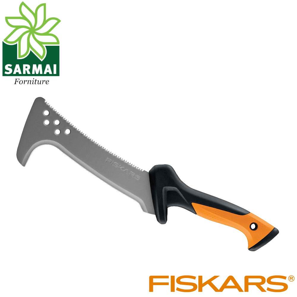 FISKARS Billhook SAW roncola e sega per taglio rami rovi spine lama in acciaio