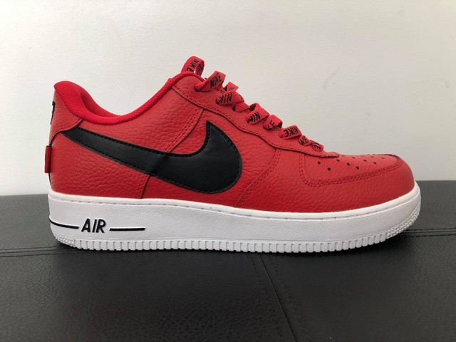 Nike Air Force 1 Af1 GS Utility Reflective White Red Swoosh UK 5 EU 38 for sale online | eBay