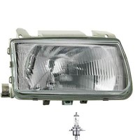 Scheinwerfer Frontscheinwerfer Rechts H4 FüR VW Polo 6N1 Inkl. Osram Lampen