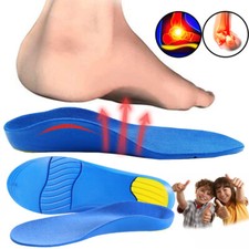 Kids Orthotic Shoe Insoles Insert Flat Feet High Arch Support Plantar Fasciitis