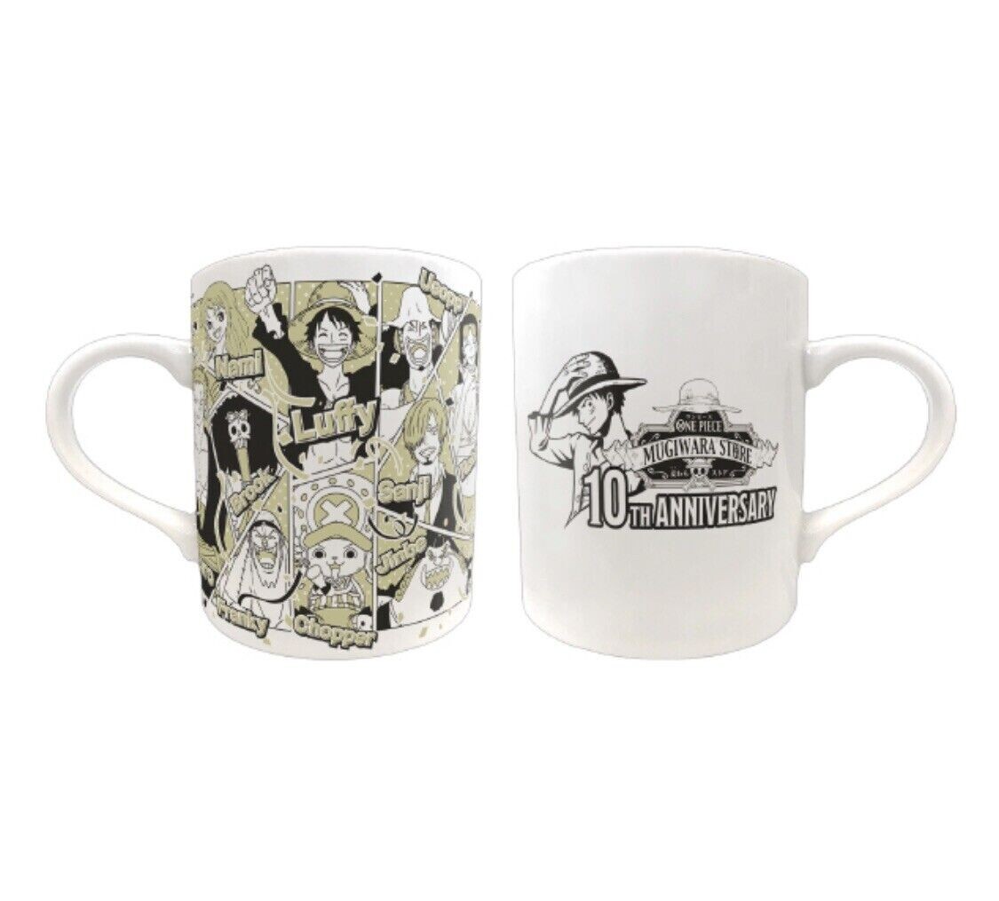 ONE PIECE Mugiwara Store 10th Anniversary Limited Mug from Japan F
