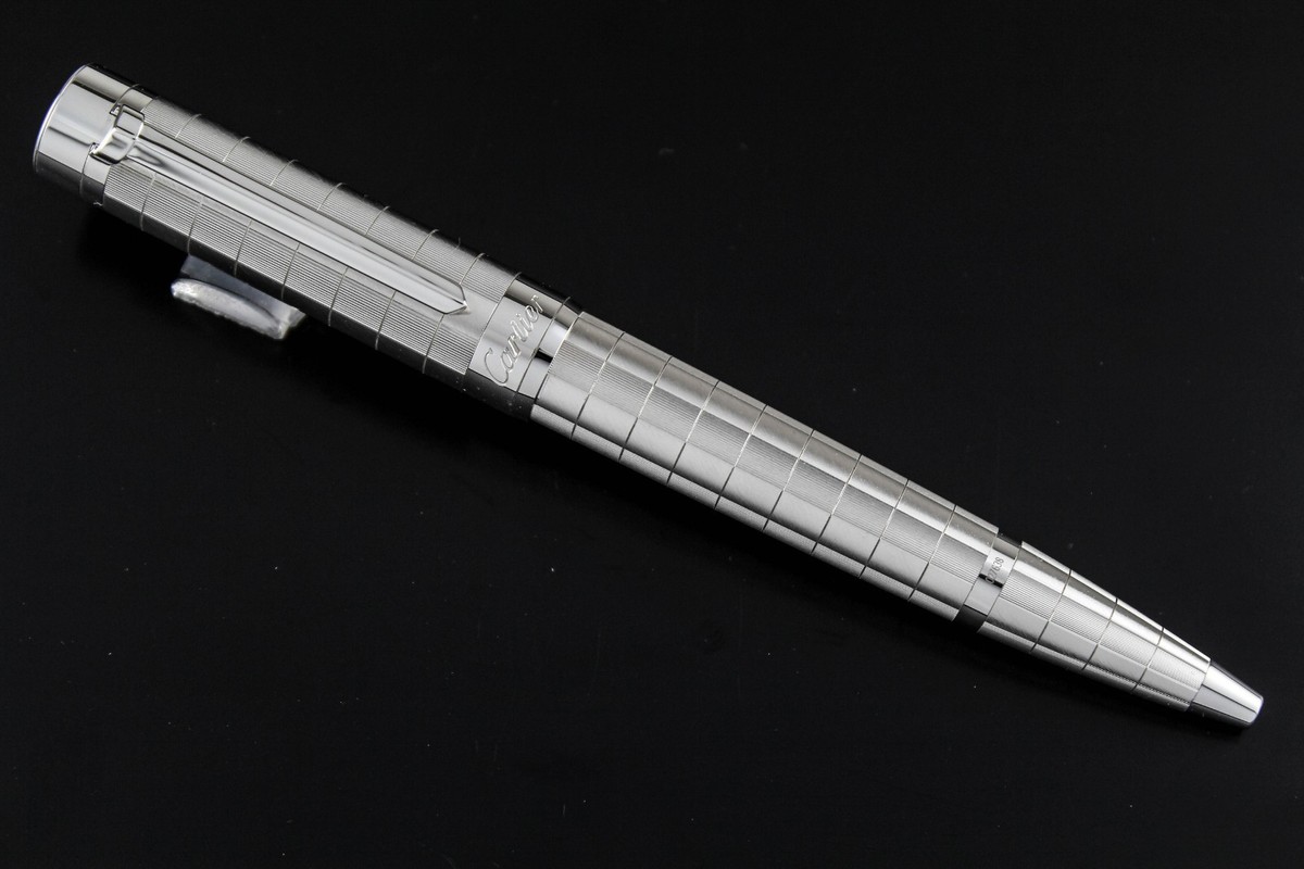 Cartier Pasha de Cartier BP ボールペン Cartier Pasha Platinum Finish Ballpoint Pen | eBay