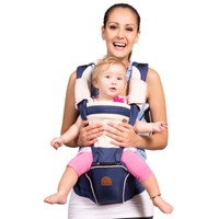 Hipseat Baby Carrier Backpack 5 In 1 Carry Ways Carrier Sling Dark Blue Hipseat Baby Carrier Backpack 5 In 1 Carry Ways Carrier Sling Dark Blue