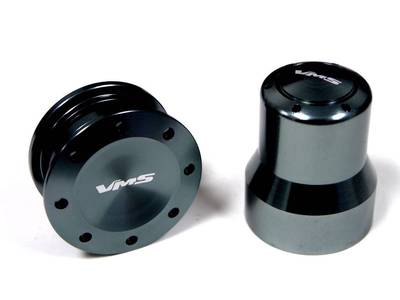 Billet Aluminum VTEC Solenoid Cover For Honda/Acura B16, B18, H22 Engines | Gunmetal Finish