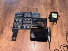 Sony TCD-D7 DAT Walkman Digital Audio Tape Recorder With Mic And Used Tapes