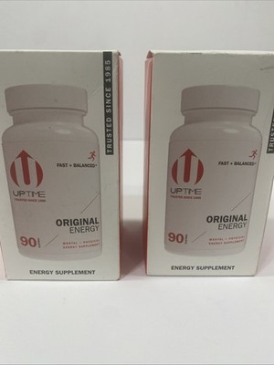UPTIME Original Energy, 90 Energy Tablets, 200mg per Serving, 2pack