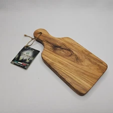 Arte Legno Olive Wood Cheese Serving Board 10x4" Charcuterie Italy  New With Tag