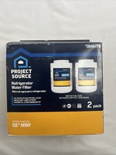 Project Source #3846776 G-1-2 Refrigerator Water Filter fits GE MWF - 2-Pack NEW