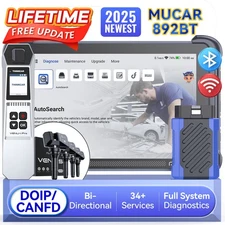 MUCAR 892BT OBD2 Scanner Auto AI Diagnostic Scan TPMS Tool Bidirectional Control