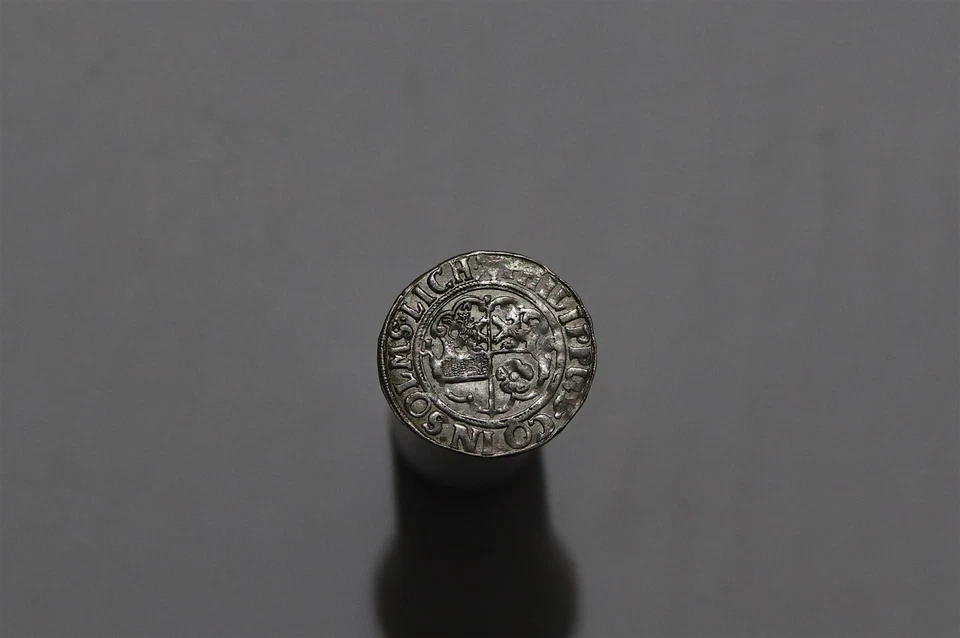 🧭 🇩🇪 GERMANY Solms-Hohensolms SUPER 3 KREUZER 1616 SILVER B91 #6894 - Image 1 of 2