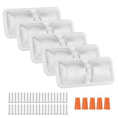 RVZONE 12V Led RV Ceiling 1100 Lumen 5 Count (Pack of 1), Natural White 