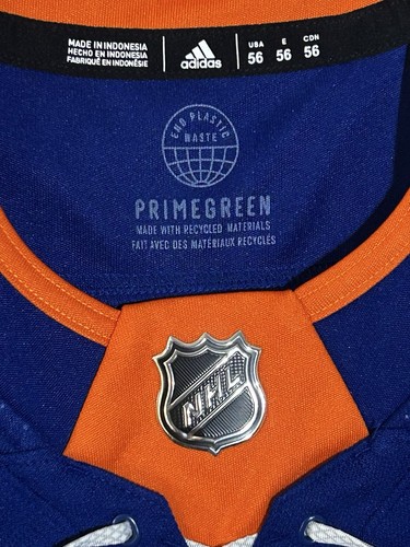 AUTHENTIC New York Islanders Jersey Adidas Primegreen Home Blue New w/Tag $180 - Picture 4 of 15
