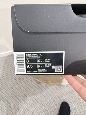 Nike Zoom Kobe 4 Protro Gold Medal Gold/White Dark Obsidian 2024 NIB FQ3544-100