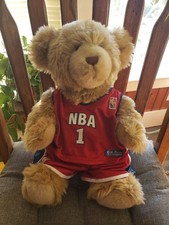 NBA Build A Bear Plush Teddy Bear W/ Red Jersey And Shorts
