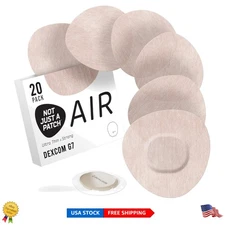 Air Dexcom G7 Adhesive Patches 20 Pack - Ultra-Hold & Water-Resistant Beige