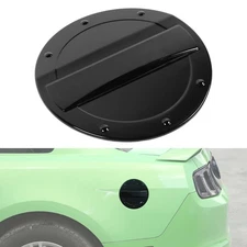 For Ford Mustang10-14 Black Filler Fuel Door Gas Tank Cap Cover Trim Accessories