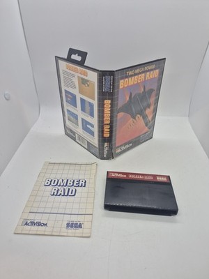 Bomber Raid (Sega Master System SMS) Complete CIB Authentic & Tested
