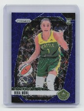 2024 Panini Prizm WNBA #75 Nika Muhl Blue Velocity Prizms Rookie