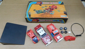 1974 Kenner Smash-Up Derby Car Classy Crashers Set w/ Box 1 Ramp 3 Cars No. 2485
