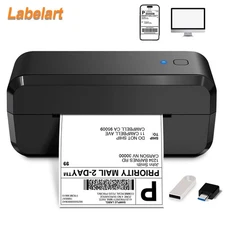 Bluetooth Thermal Printer Shipping Label Printer 4x6 USPS FedEx UPS MERCARI ETSY