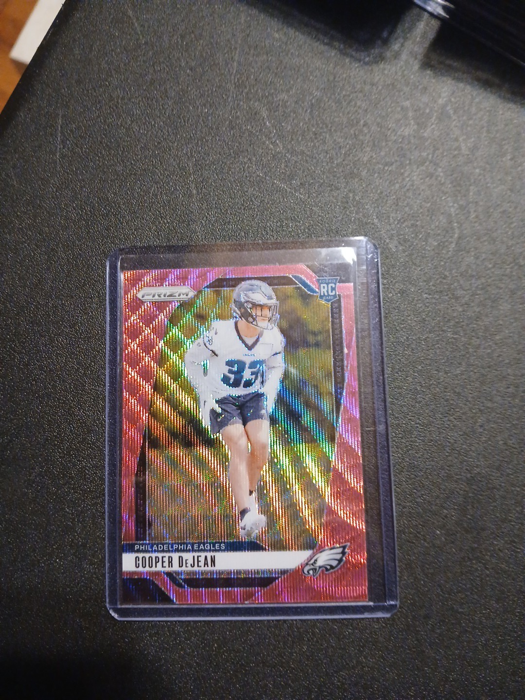 2024 Panini Prizm - Rookies Cooper DeJean #321 Pink Wave Prizm (RC)