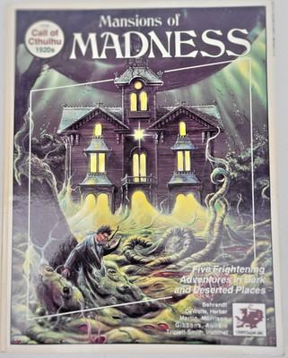 Villen des Wahnsinns. Call of Cthulhu 4th Edition Soft Back. Chaosium 1990. EX