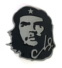 Che Guevara Face Revolution Belt Buckle Pewter 3.5 x 3 Fits Up To 1.75 Belt u
