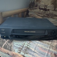 Philips Magnavox VCR Model VRA631AT21 VHS Player/Recorder No Remote Works