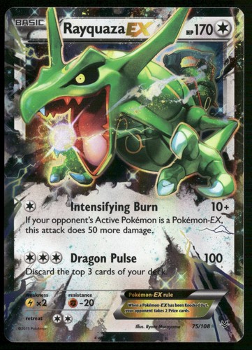Rayquaza EX 75/108 Roaring Skies