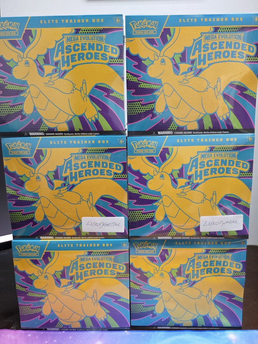 Pokemon TCG: Ascended Heroes Elite Trainer Box ETB ✓New & Sealed