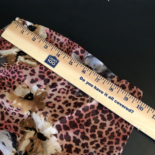 Camicetta Humming chiffon animale ghepardo stampa leopardata floreale donna taglia small - Foto 7 di 10