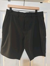 Hurley Mens Trek Hybrid Short Size 32 Waist, 9.5  Inseam, 20  Outseam Black NEW
