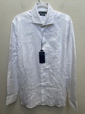 NEW Tailored Mango Man Men's Dress Shirt XL Long Sleeve NWT White Slim