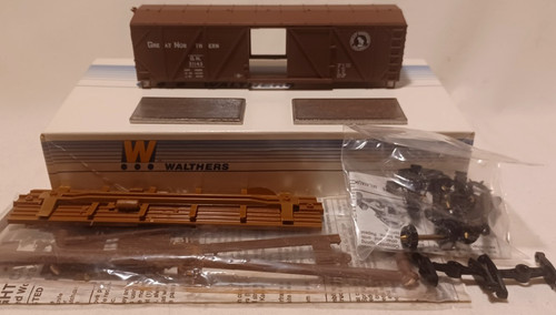 Coche de caja de madera Great Northern 40' escala HO WALTHERS #31143 ¡Nuevo kit en caja!! | Condition: New