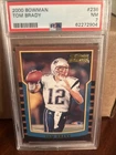 2000 BOWMAN #236 TOM BRADY ROOKIE RC PSA 7  ICONIC RC NICE CENTERING