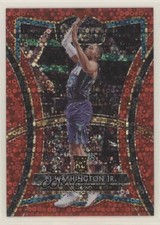 2019-20 Select Premier Level Hybrid Red Disco Prizm 12/49 PJ Washington Jr 02ez
