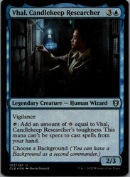 Vhal, Candlekeep Researcher 102 - Foil - Commander Legends: Battle for Baldur's Gate