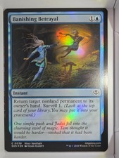 Banishing Betrayal - C38 - MTG - Secrets of Strixhaven (SOS) - FOIL