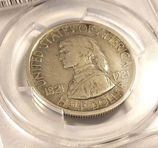 Pop 1 Of 5 Graded PCGS VF 25,  1921 Missouri Commemorative Half Dollar - Image 3 of 4