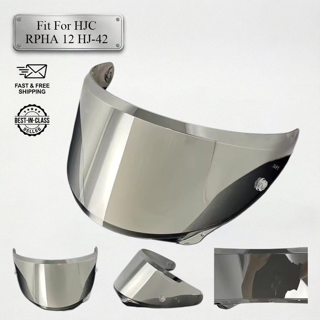 Visiera argento HJ42 per casco HJC RPHA 12