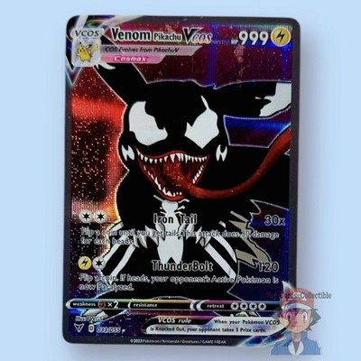Pikachu Marvel Venom Cosplay Cute Doujin ACG HOLO Card - Near Mint C.