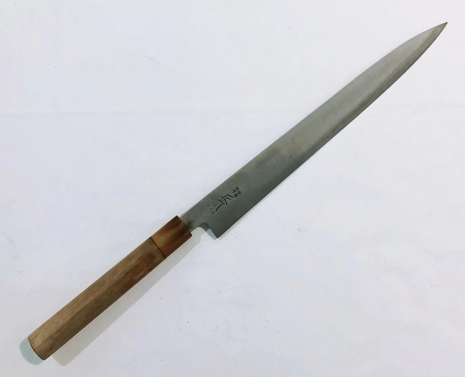 正本 Masamoto sujihiki Knife chef kitchen steel carbon sakimaru Yanagiba Whetstone