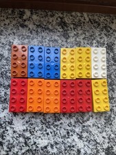 LEGO® DUPLO® mattoncini 2x4 colorati misti - Lotto 12 Pezzi