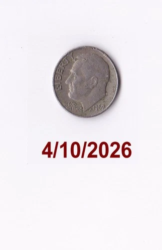 1969P ROOSEVELT DIME SEMI-KEY!Circulated!
