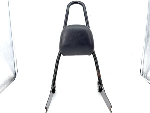 2012 Harley Dyna Fat Bob FXDF 103 OEM Rear Sissy Bar w/ Backrest Cushion Pad