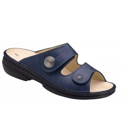 Finn Comfort Damen Pantolette in Blau