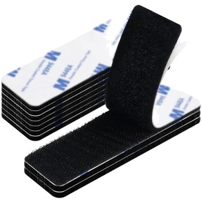 10 Stück Klettband Selbstklebend Extra Stark, 30mm x 100 mm Klettverschluss S...
