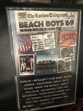 The Beach Boys '69 - Live in London Cassette Tape, Capitol Records 4N-16134