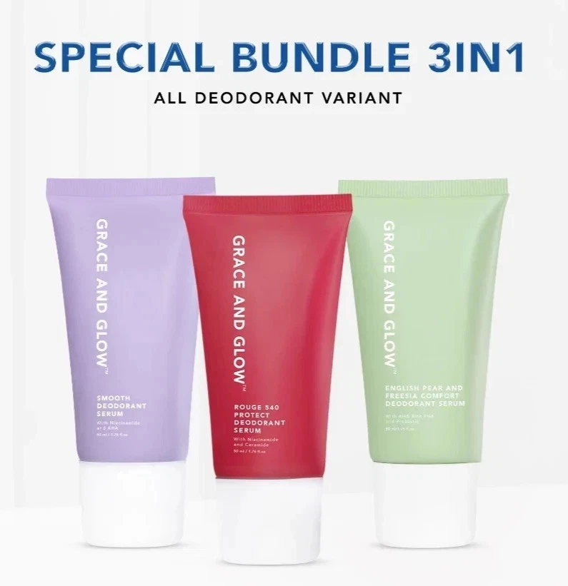 Grace and Glow Bundle 3in1 Smooth + English Pear and Freesia + Rouge 540 Protect - Image 2 of 4